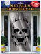 METALLIC SKULL DOOR COVER